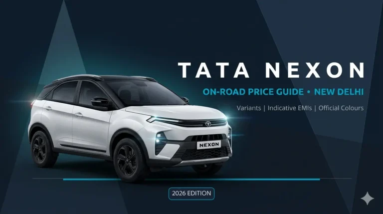 Nexon on-road price by variants in New Delhi