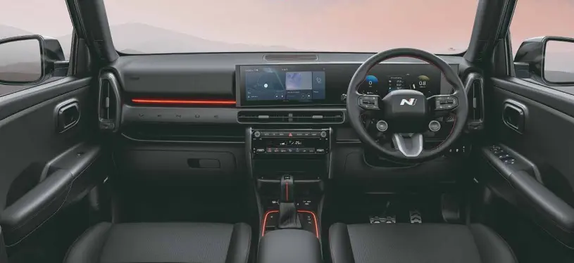 Hyundai Venue N Line interior