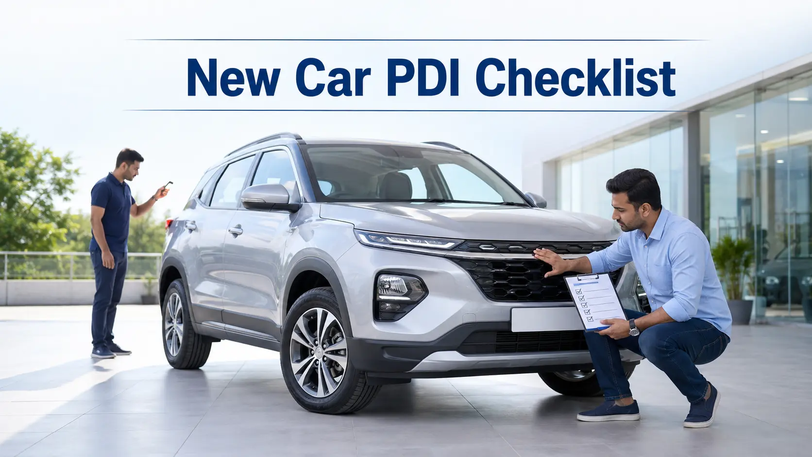 new car PDI checklist