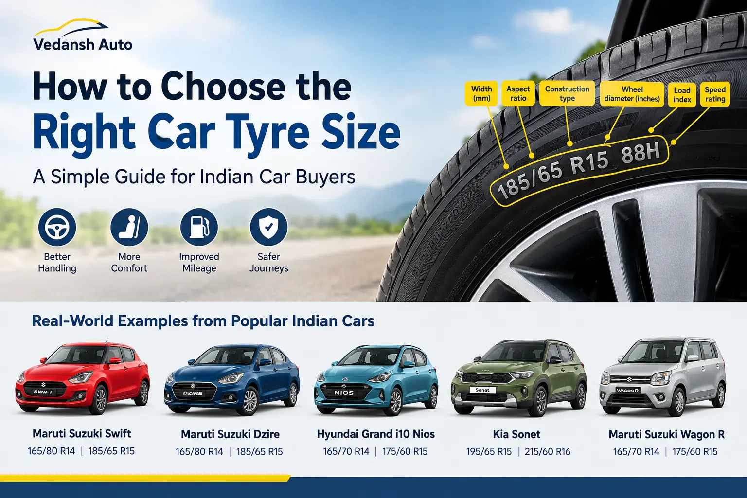 How to choose the Right Car Tyre size