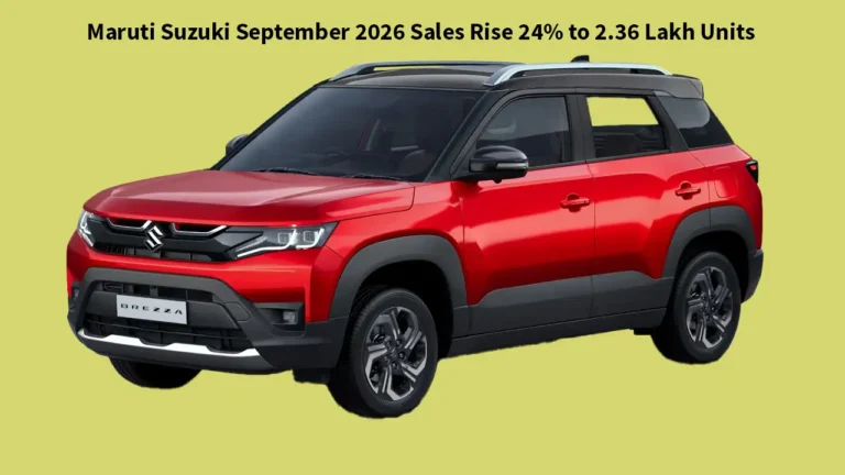 Maruti Suzuki September 2026 sales